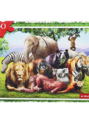 Пазлы "в мире животных", 260 элементов