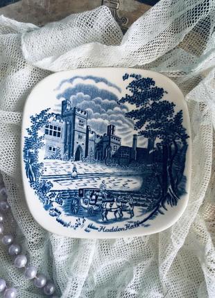 🔥 тарелка 🔥 коллекционная винтаж старинная фаянс английская