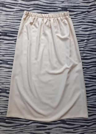 Стильная длинная юбка макси с высокой талией akasya, 18 размер.
