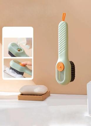 Універсальна щітка з дозатором миючого засобу Cleaning Brush G...