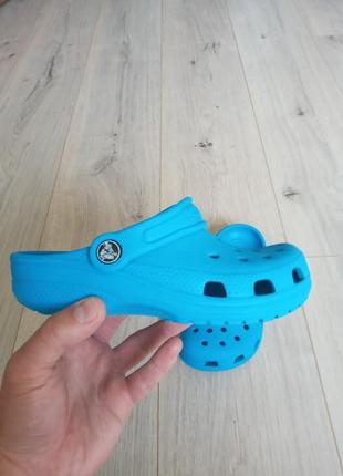 Тапки тапочки сабо крокси crocs (оригінал) р. m1, w3 (р32-33)