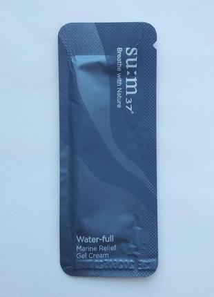 Увлажняющий крем для лица su:m37 water-full marine relief gel ...