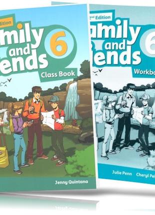 Family and Friends 2nd Edition 6 Class Book + Workbook (комплект)