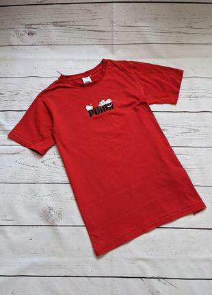 Красная футболка от puma&amp;hello kitty
