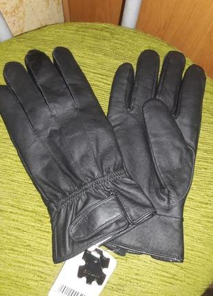 Мужские новые перчатки кожа 12
