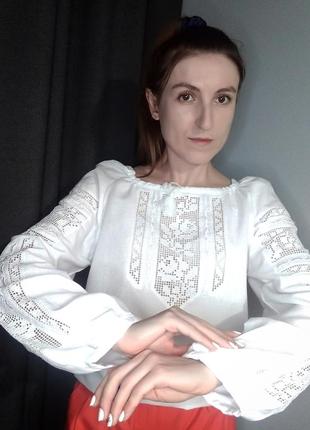 Українська вишиванка / біла рубашка / блуза