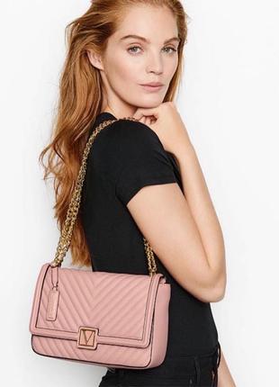 Рожева пудрова сумка сумочка Вікторія Сікрет купити Victoria’s se