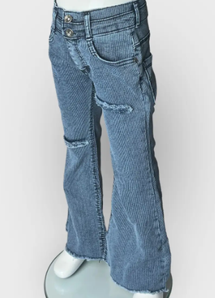 Детские джинсовый штаны - клеш, турция. 134ки