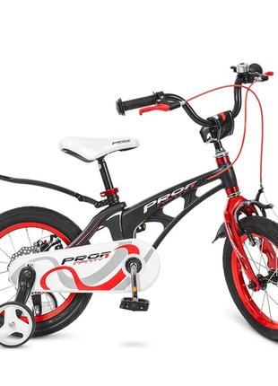 Велосипед детский prof1 lmg14201 14 дюймов, красный
