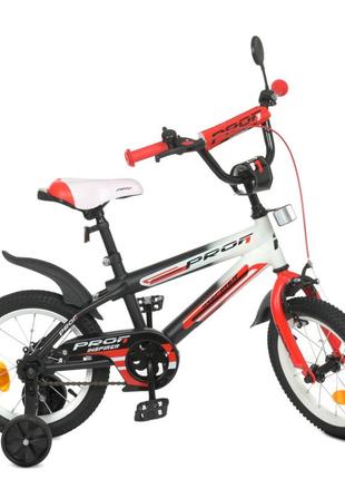 Велосипед детский prof1 y14325 14 дюймов, красный