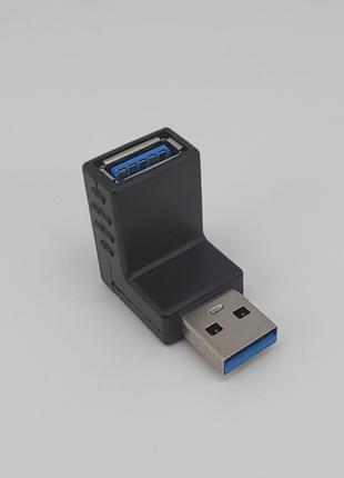 Переходник угловой USB А на USB В (папа/мама) арт. 03950