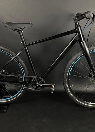 Велосипед б/у Cube Hyde Pro 29" M черный, M (160-175 см)