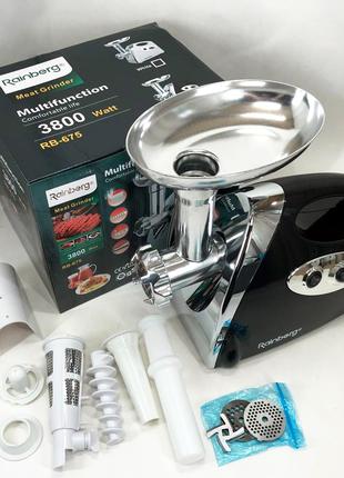 Мясорубка Rainberg RB-675 3800W с соковыжималкой