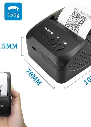 Мобильный принтер чеков Pos Bluetooth