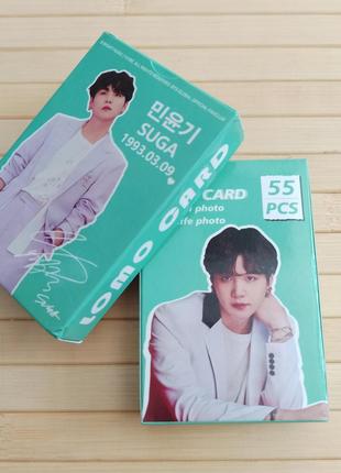 Lomo cards Ломо Карты Мин Юнги Шуга 민윤기 Min Yoongi Suga BTS БТС