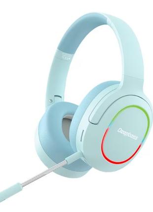 Наушники Bluetooth DEEPBASS R10 Blue со съемным микрофоном