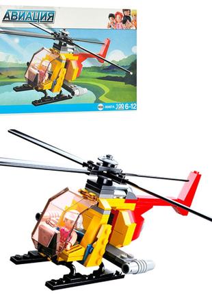 Конструктор вертолет, фигурка, 100 деталей SLUBAN M38-B0667A