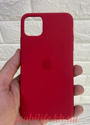 Чохол Silicon case iPhone 11 Pro Max red ( Силіконовий чохол i...