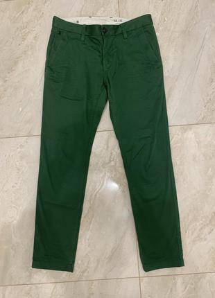 Штани брюки g-star raw зелені чоловічі