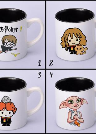 Набор маленьких чашек с принтом из фильма Гарри Поттер