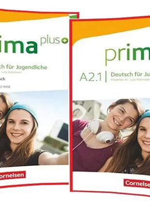 Prima plus A2.1 Schülerbuch + Arbeitsbuch (комплект)