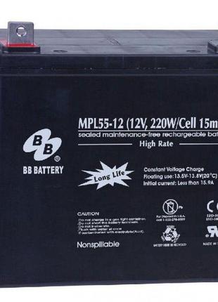 Аккумулятор BB Battery MPL55-12 AGM