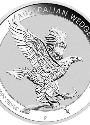 Серебряная монета Клинохвостый орёл Австралия, 1 унция серебра...
