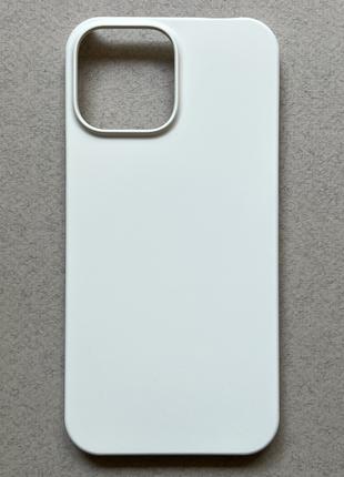 Чехол-накладка (бампер) на Apple iPhone 13 Pro Max белый, плас...