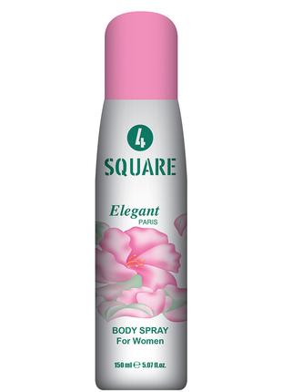 Жіночий дезодорант-спрей 4 SQUARE Elegant, 150 мл