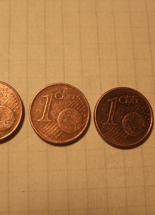 Продам 1 Euro Cent(4шт.)