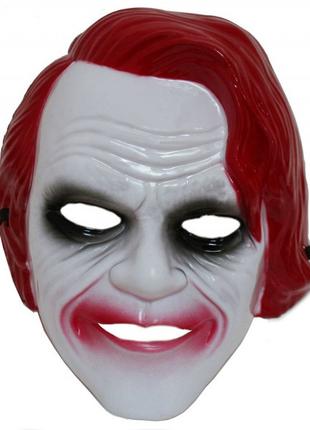 Карнавальная маска Джокер красный