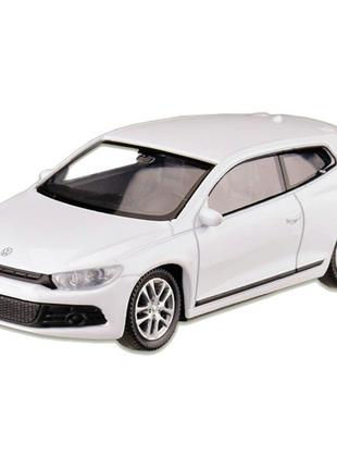 Машина металева volkswagen scirocco "welly" 44027cw масштаб 1:43