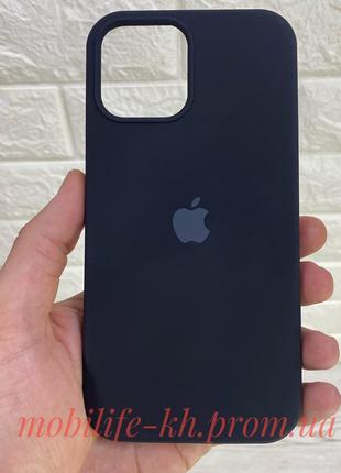 Чехол Silicon case iPhone 12 Pro Max black ( Силиконовый чехол...