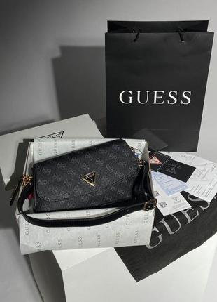 Жіноча сумочка через плече guess cordelia flap shoulder bag bl...