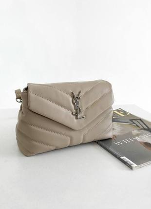 Женская сумка ив сен лоран yves saint laurent pretty bag beige...