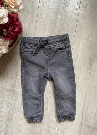Серые джинсы matalan одежда для младенцев штаны