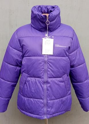Жіноча демісезонна тепла куртка m, l - 1197