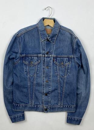 Винтажная джинсовка джинсовая куртка vintage levis blue denim ...