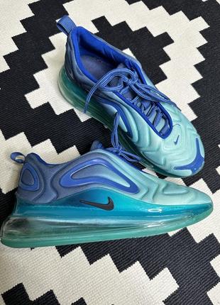 Кроссовки, кросы nike air max 720 sea forest green blue
