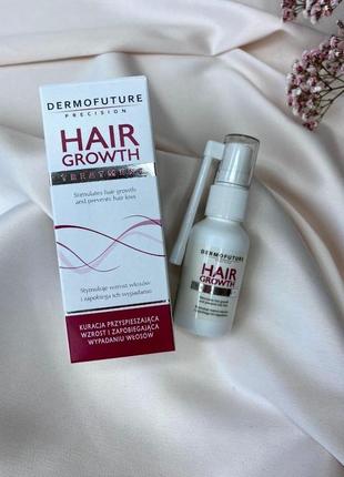 Спрей-уход для стимуляции роста волос для женщин dermofuture, ...
