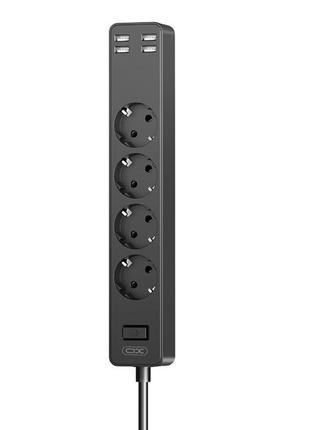 Сетевой фильтр XO WL10 (EU) 4USB function socket (4AC+4USB) 1....