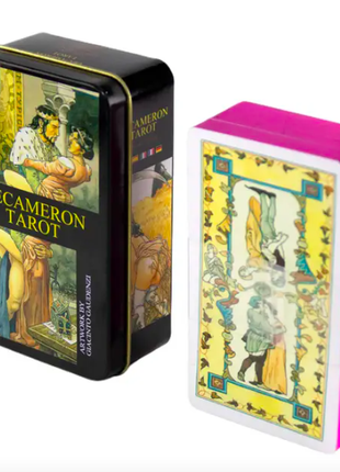 Tarot Decameron | Таро Декамерон (в жестяной коробочке, с сиренев