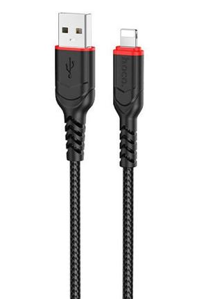 Кабель для зарядки и синхронизации HOCO USB Lightning 2.4 A в ...