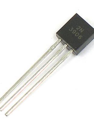 Транзистор биполярный PNP 40В 0.2А 2N3906 TO-92