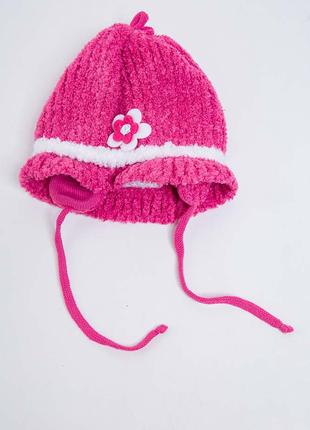 Детский комплект из шапки и шарфа розового цвета 167R8881-1 от...