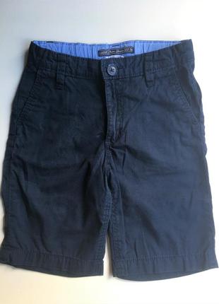 Темно-синие шорты чинос h&amp;m на мальчика / 134 см