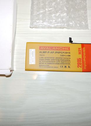 Батарея (акб, аккумулятор) avalanche для iphone 6 plus (2915 mah)