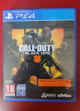 Игра диск Call of Duty Black Ops 4 для PS4 / PS5