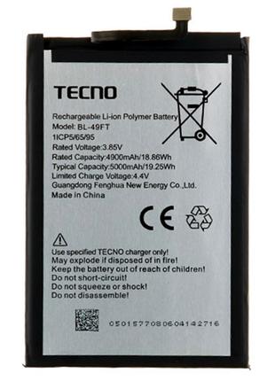 Аккумулятор для TECNO POP 4 (BC2) 4900 mAh (BL-49FT)