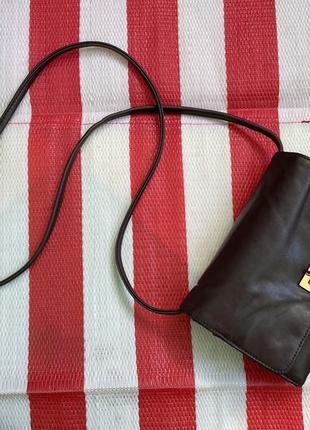 Шикарная кожаная сумка genuine leather органайзер/кроссбоди /ч...